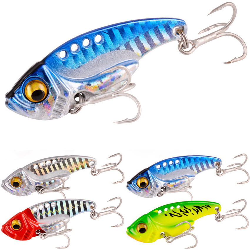 Fishing Lure Spinnerbait - 6pc/lot 7/10/15/20G Hard Metal Vib Blade