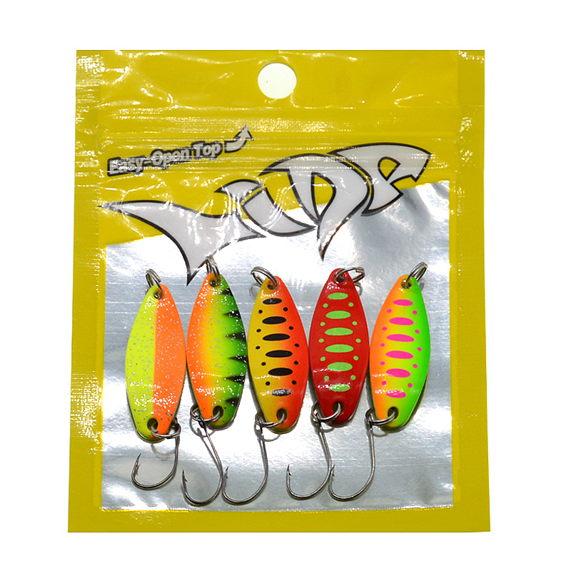 Fishing Lure Spoon - 3.5g Spoon Lure Fishing 5 Pieces