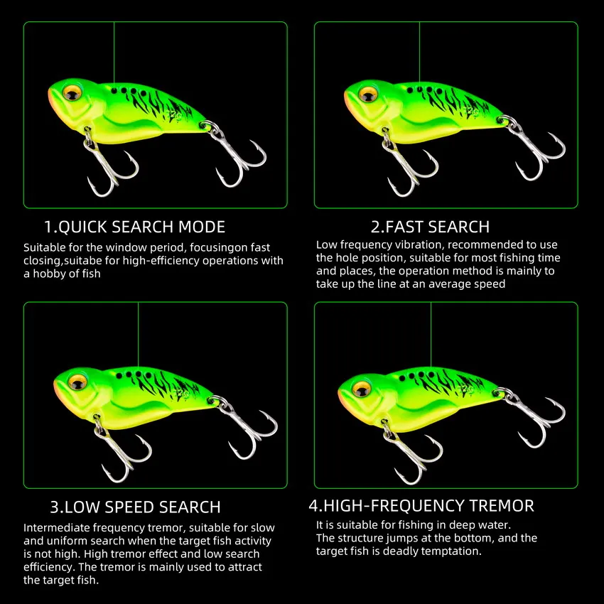 5pcs Metal VIB Spoon Fishing L - Fishing Lure Spinnerbait review and price